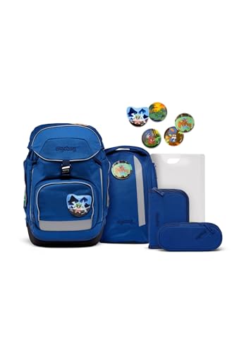 ergobag Unisex Kinder Kinderrucksack, WaldmonstBär-Dunkelblau, Einheitsgröße im Sale